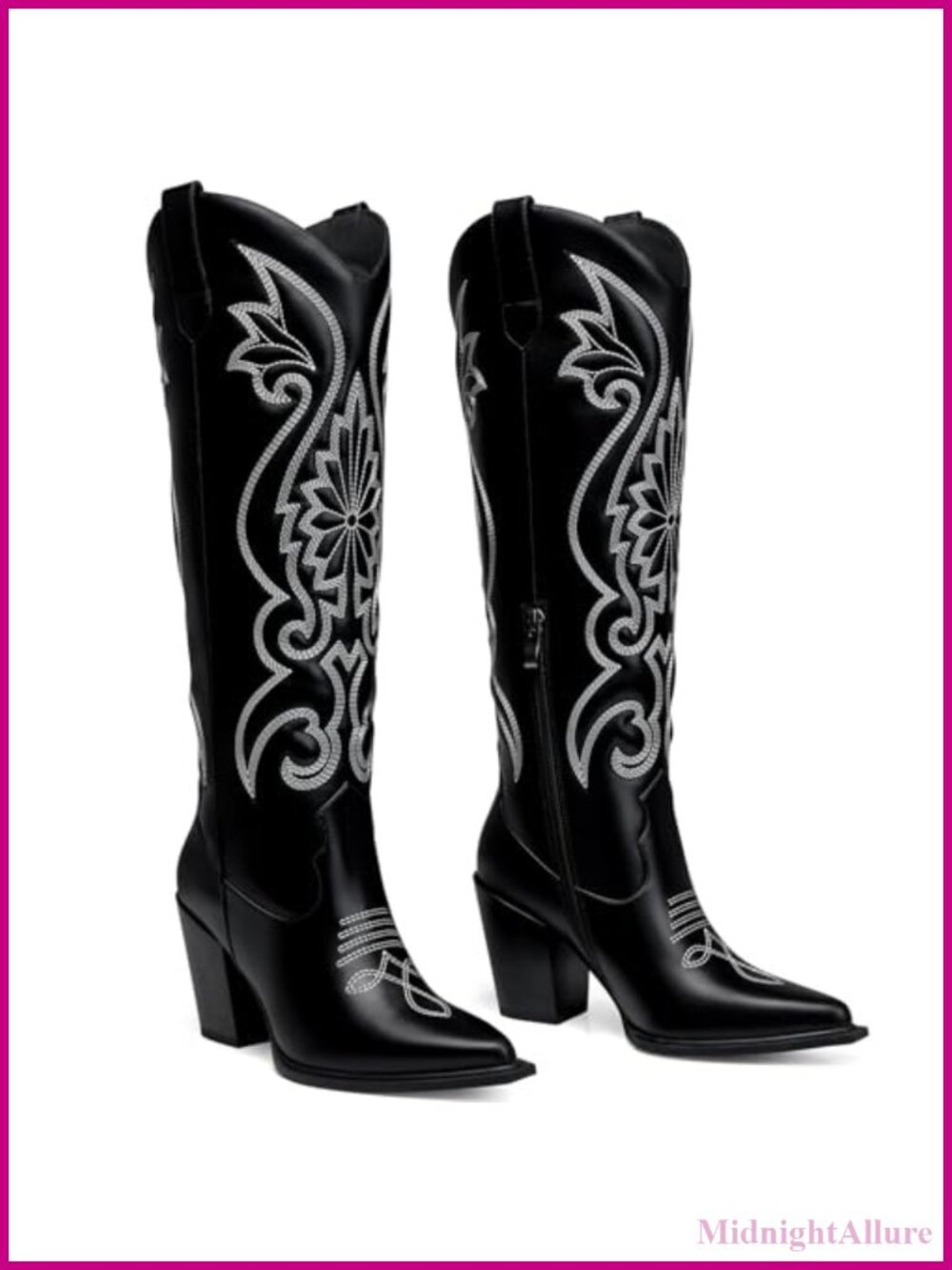 Women's Western Cowboy Knee-High Boots